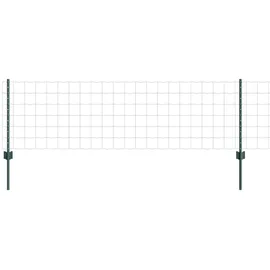 vidaXL Zaunpfosten 0,6 x 50 m Grün/Stahl
