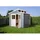 Weka Gartenhaus 226 2,35 x 2,39 m grau