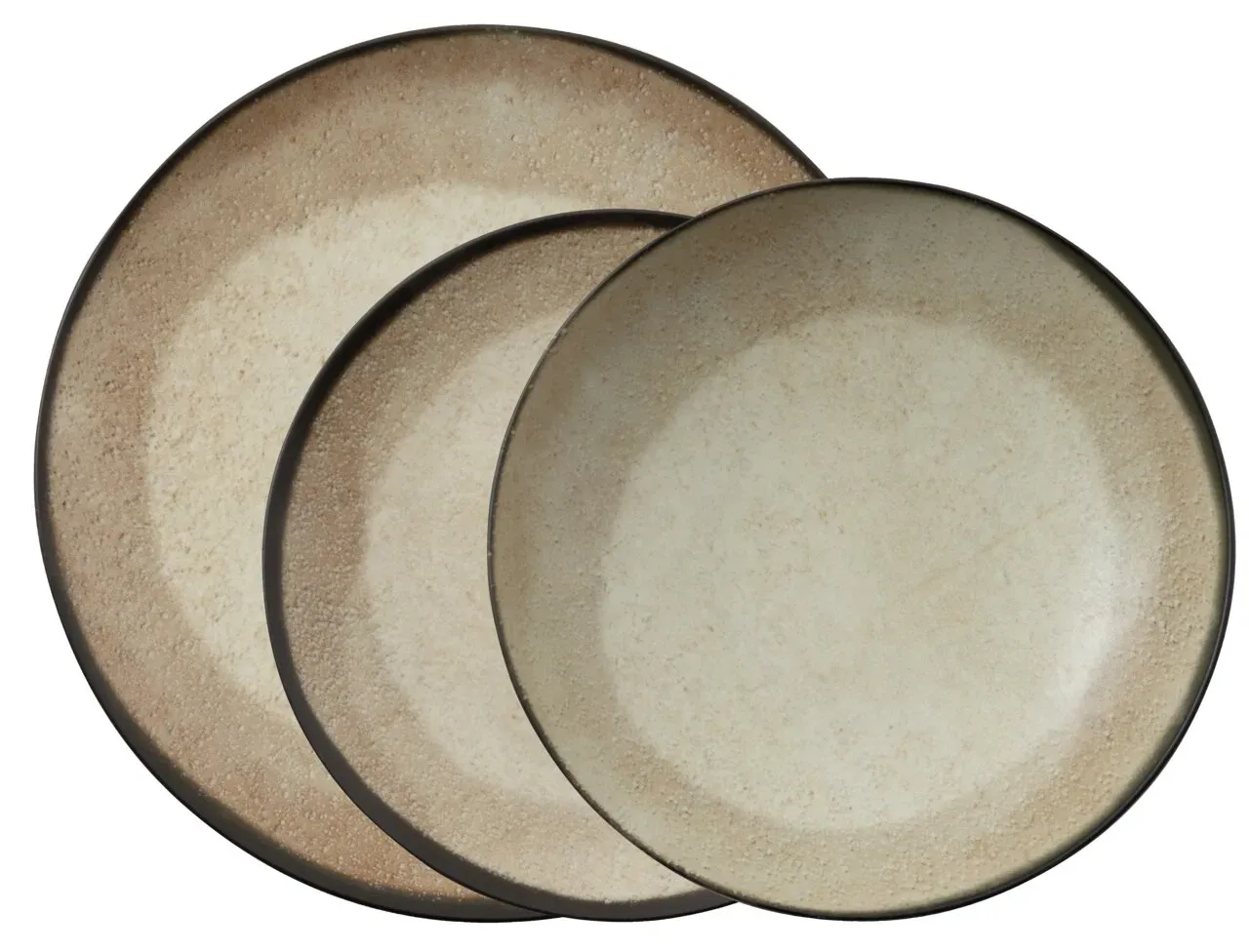Arthur Krupp Tellerset 12-tlg. Shade Matt Earth - D ca. 27,50