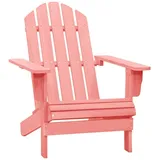 vidaXL Adirondack-Gartenstuhl Massivholz Tanne Rosa