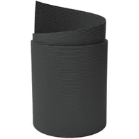 zaun|zu® Sichtschutzstreifen PP 255 x 19 cm Anthrazit Metall 2 St.