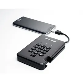 Istorage diskAshur Pro2 SSD 256 GB USB 3.2 grau