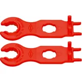 Knipex 97 49 66 2 Montagewerkzeug-Set für Solar-Steckverbinder MC4 115 mm