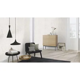 Rasch Textil Rasch Vliestapete 483482 Basic putzstruktur weiß, 10,05 x 0,53 m