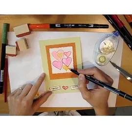 Tombow ABT Dual Brush-Pens farbsortiert, 6 St.