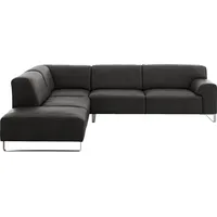 W.SCHILLIG Ecksofa ALESSIO Breite 271cm, bequem, elegant, L-Form, hochwertiger Metallbügelfüß, Long-Life-Leder
