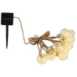 Solar-Lichterkette Kunststoff Amber, 50Xled Solar-Lichterkette Kunststoff Amber, 50X Led