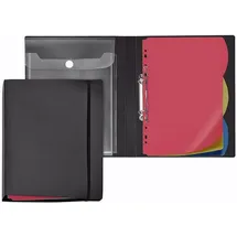 Veloflex Arbeitsmappe Diamond A4 schwarz 26x32 cm