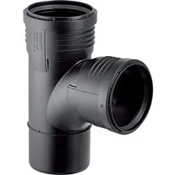 Geberit Silent PP Bogenabzweig 390554141 DN 100/90, 87,5Grad, mit Innenradius
