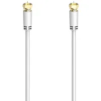 Hama SAT-Anschlusskabel, F-Stecker - F-Stecker, vergoldet, 1,5 m, 100