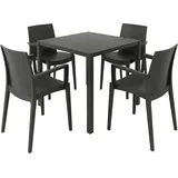 GRANDSOLEIL Brunch/Venice Set 4-tlg. Schwarz