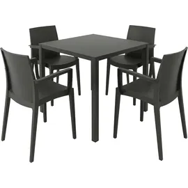 GRANDSOLEIL Brunch/Venice Set 4-tlg. Schwarz