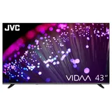 JVC Fernseher 43 Zoll Smart TV VIDAA LT-43VD3555 4K Fernseher UHD, HDR TV mit Dolby Vision und integriertem Triple-Tuner, LED TV schwarz