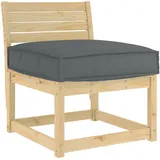 vidaXL Kissen 60 x 60 x 12 cm Anthrazit 1 St.