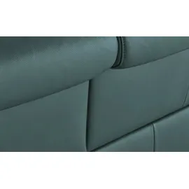 HIMOLLA Ledersofa 2-Sitzer türkis/petrol