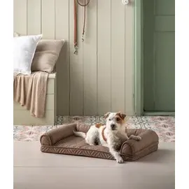dehner lieblinge Kuschelbett Elsa L 91,5 x 68,5 cm taupe