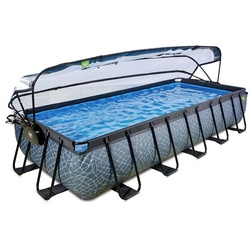 EXIT Toys Pool »Stone Pools«, Breite: 320 cm, 12600 l, grau