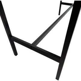 OEM Bartisch 100 x 40 x 90 cm Eichefarben/Schwarz