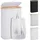 luxuskollektion Wäschekorb Deckel Wäschesammler Wäschesack Bambus 48L 48L(Slim) Weiß