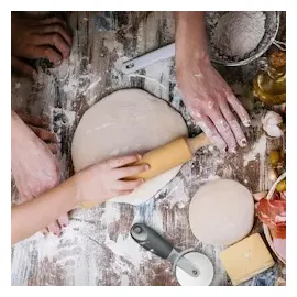 Relaxdays Pizzaschneider 2er Set Edelstahl 18,5 x 8 x 4 cm grau/silber