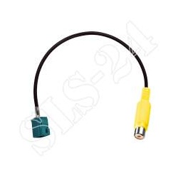 Kabeladapter Cinch-Buchse > Fakra Kuppler wasserblau Video Adapter