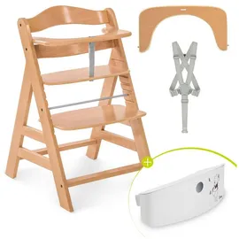 hauck Hochstuhl Alpha Plus - im Sparset inkl. Aubewahrungskorb (Hochstuhl)