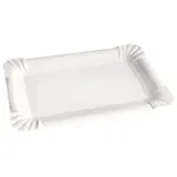 NATUREStar Einwegteller rechteckig 13 x 20 cm 250 St. Weiß