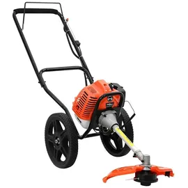 vidaXL Freischneider mit Rädern Orange 52 cm3 1,45 kW