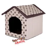 Hobbydog BUDBEZ13 + Spieltau gratis Hundehöhle Katzenhöhle Hundebett Hundehaus Schlafplatz Hundekorb Hund Haus Hundehütte R1-R4 (R3 (52 x 46 cm))