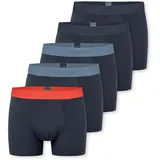 SCHIESSER Herren 5 Pack Boxershorts Unterwäsche Bio-Baumwolle - 95/5 Organic, Sortiert 1_183214, L
