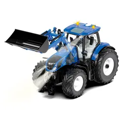 New Holland T7.315 mit Frontlader und App-Steuerung