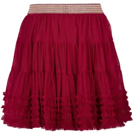 happy girls Sommerkleid HAPPY GIRLS "skirt", Mädchen, Gr. 104, EURO-Größen, berry, Stoff, 100% Polyester, normal, Kleider Sommerkleid