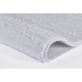 KLEINE WOLKE Badteppich Glow Weiß 70 x 120 cm