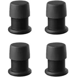 Betterhöhungen, 4 Stück, 4,1 cm, Sofa-Erhöhungen, verstellbar, selbstklebende Möbelerhöhungen, höhenverstellbar, robuste Bett-Hebebühnen, Tischerhöhungen, Möbelerhöhungen, verstellbare