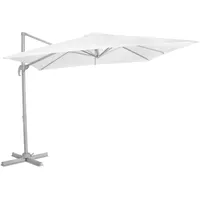 VONROC Freitragender Sonnenschirm Balkon - Neigbar, Rechteckig, 360° drehbar,