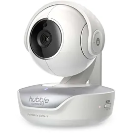 HUBBLE CONNECTED Hubble Nursery Pal Deluxe Video Babyphone - bis zu 300m, 2-Wege-Kommunikation - Weiß