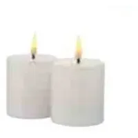 Sirius Sille Mini LED-Kerze 6,5 cm weiß 2 St.