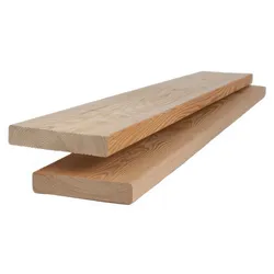 Terrassendielen Sibirische Lärche – Terrassenholz aus Sibirische Lärche – geriffelte und glatt gehobelte Holzdielen – Lärchenbretter für Terrassenbau