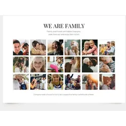 Fotocollage "Enjoy Life" auf Poster