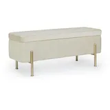 BIZZOTTO Sitzbank Irina Samt Beige 1–2 Personen