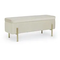 hellin Sitzbank Irina Samt Beige 1–2 Personen