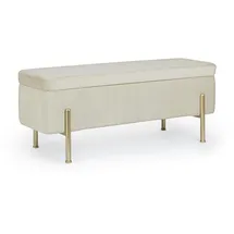 BIZZOTTO Sitzbank Irina Samt Beige 1–2 Personen