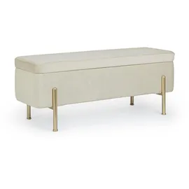 BIZZOTTO Sitzbank Irina Samt Beige 1–2 Personen