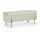 BIZZOTTO Sitzbank Irina Samt Beige 1–2 Personen