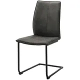 Niehoff Freischwinger Capri Mikrofaser grau 2er Set
