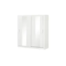 Sconto Schiebetürenschrank ¦ weiß ¦ Maße (cm): B: 200 H: 215 T: 60.0