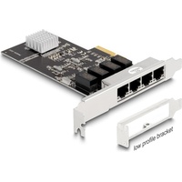 DeLock PCI Express x4 Karte 4 x RJ45 Gigabit