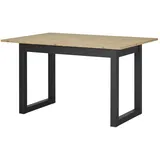 Ausziehbarer Esstisch in verschiedenen Größen  ¦ holzfarben ¦ Maße (cm): B: 80 H: 75