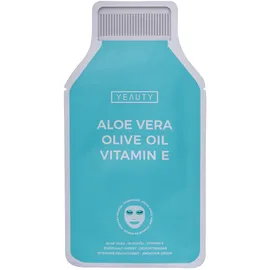 Yeauty SMOOTHIE Tuchmaske Aloe Vera, Olivenöl & Vitamin E 1er Pack