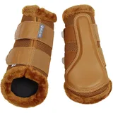 BUSSE Gamaschen Breezy-Plush Beinschutz für Vorder- und Hinterbeine Cognac M